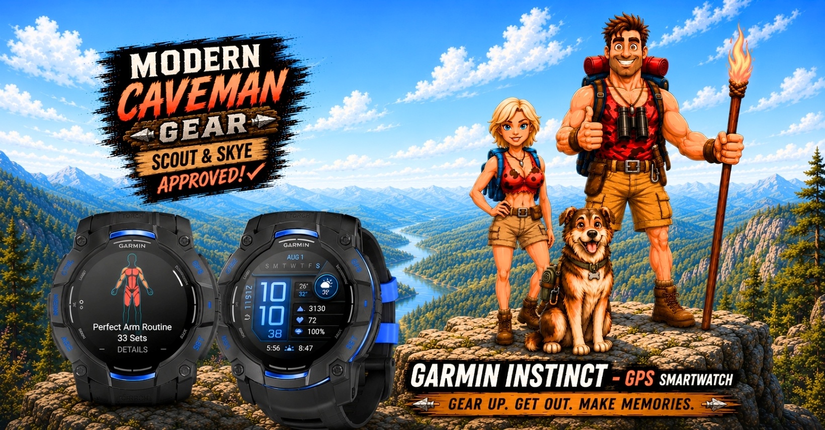 Garmin Instinct GPS Smartwatch - Modern Caveman Gear Approved