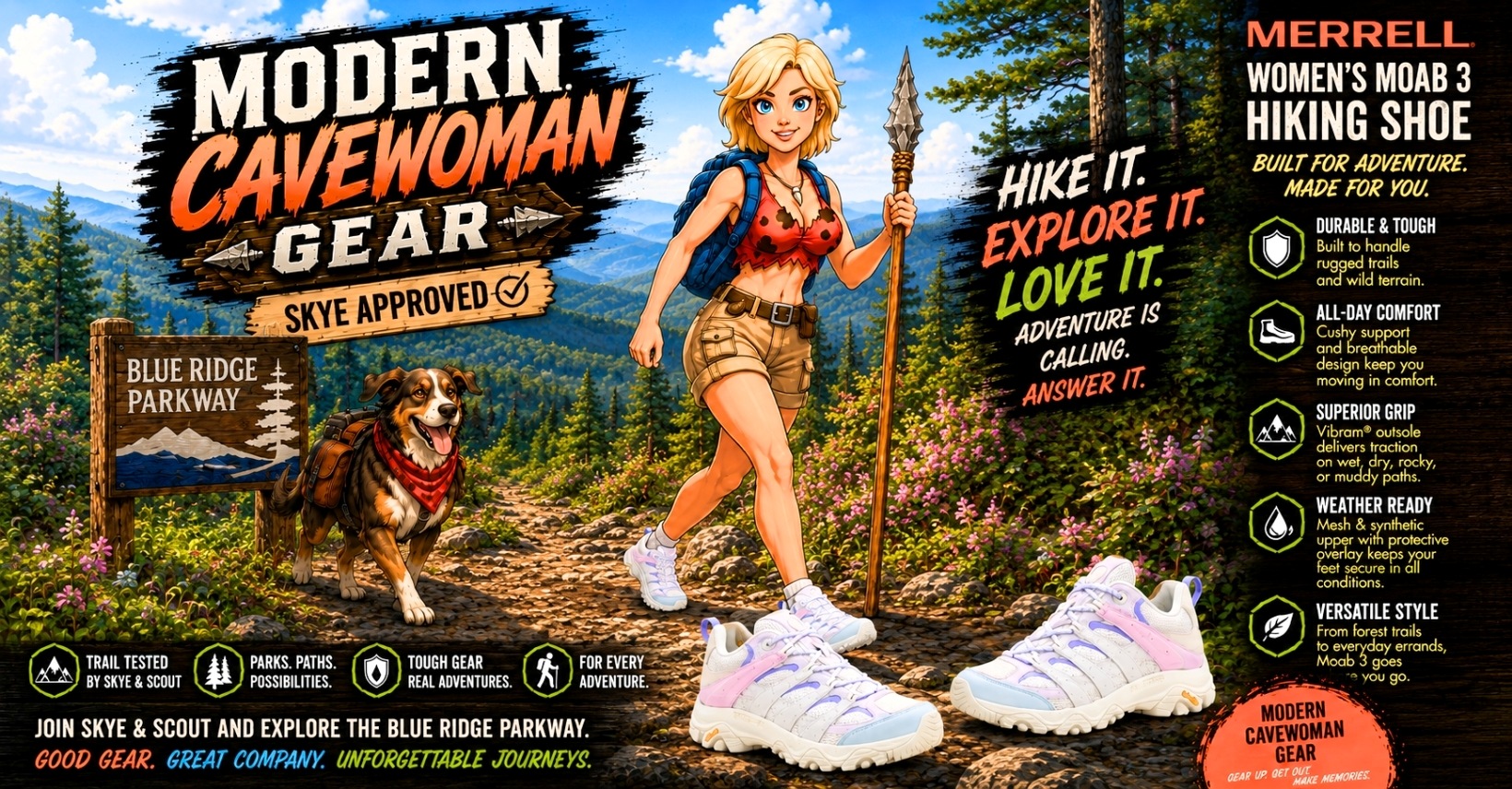 Merrell Hiking Shoes - Skye Approved - Modern Caveman Gear