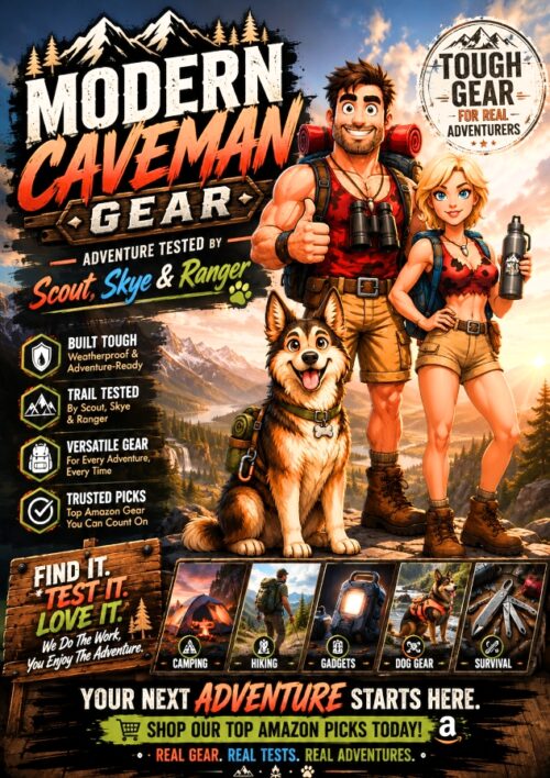 Modern Caveman Gear - Poster
