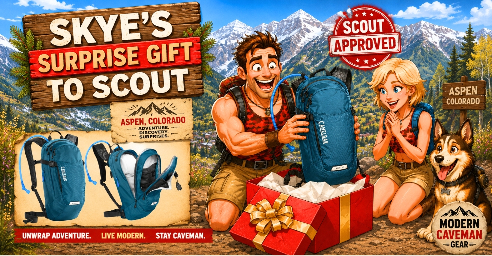 Scout's Surprise Gift from Skye - Camelbak M.U.L.E. 12