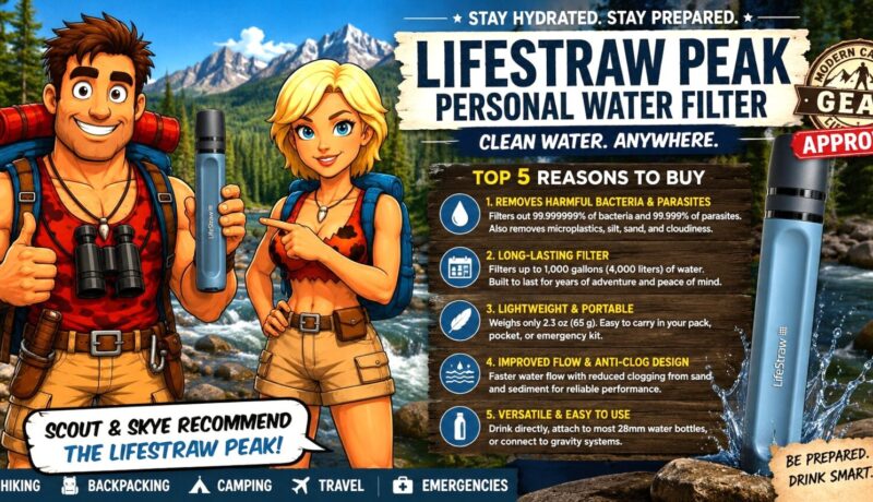 LifeStraw Water Filter - Modern Caveman Gear
