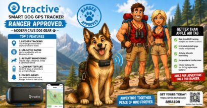 Tractive Smart Dog GPS Tracker - Modern Caveman Gear